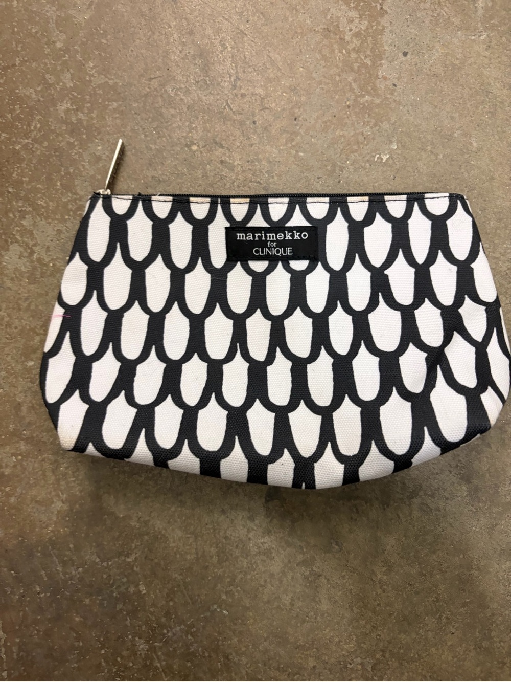 Marimekko x Clinique Black & White Patterned Cosmetic Pouch